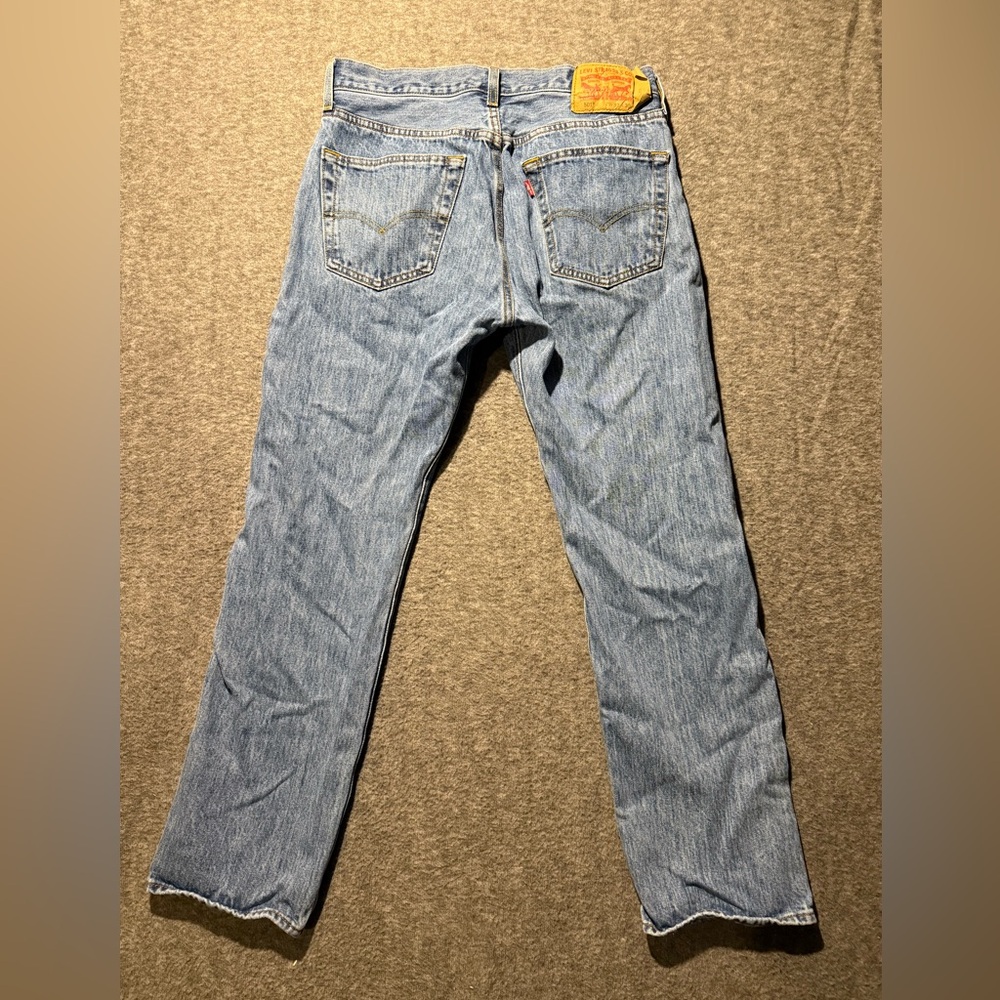 Levis 501 jeans men’s 32x30 blue Original Straight Fit button fly cotton work